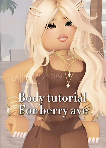 Berry Avenue Body Tutorial: How to Redesign Your Avatar