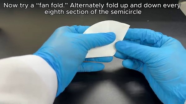 How to Fold Fluted Filter Paper | SHS Chemistry Lab Technique for Better Filtration