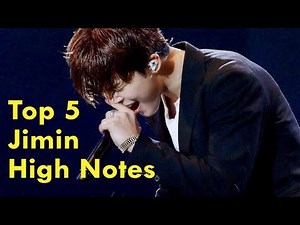 Best BTS Jimin High Notes