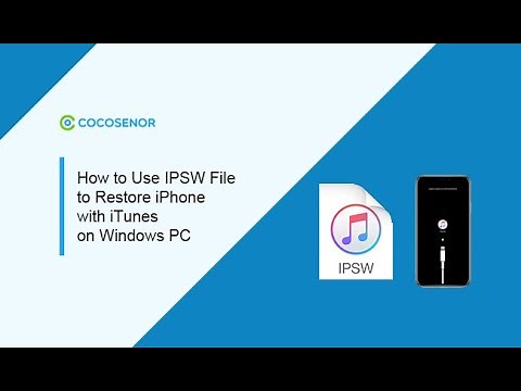 How to Use IPSW File to Restore iPhone with iTunes on Windows PC