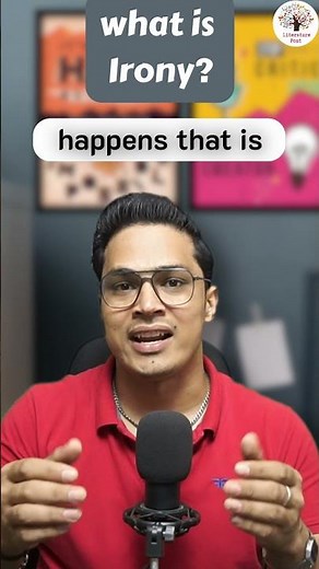 "What is Irony?" Understanding its Role in English Literature | English Literature | #shorts s