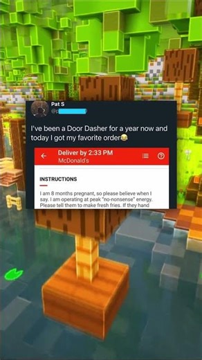 the funniest DoorDash order 🍟