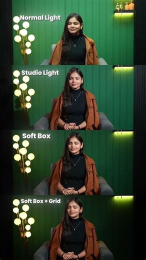 Normal Light vs Studio Light vs Softbox | See the Difference Before You Shoot 📸