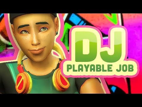 PLAYABLE DJ CAREER + FT KHLOE | THE SIMS 4 // MOD REVIEW