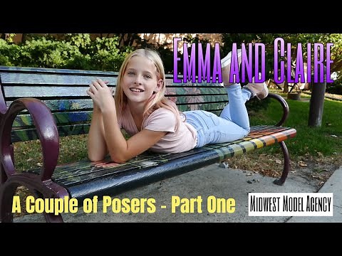 Emma and Claire Models - A Couple of Posers - Midwest Model Agency