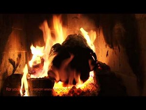 Virtual HD Fireplace video 1080p (Large Log fire) - Fireplace Downloads