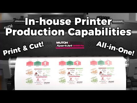 All-in-One Print & Cut Machine for Stickers, Labels & Packaging | MUTOH XpertJet C641SR Pro