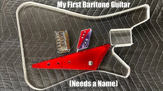 First baritone guitar build: Step-by-step creation journey