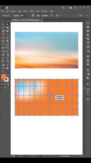 Adobe Illustrator Tips 2026 | Create Gradient Mash #illustrator #gradient #tips