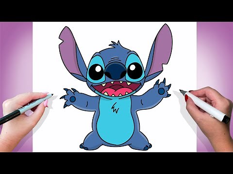 How To Draw Stitch | Tutorial Easy