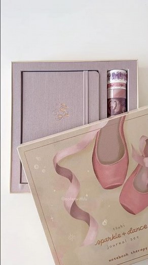 Notebook Therapy Unboxing | Sparkle + Dance Bullet Journal Set 🩰