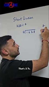 How To Divide Using Short Division | Hit The Grade