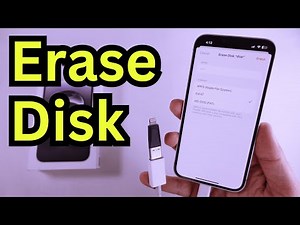 How to Erase USB Flash Drive on iPhone (Clean USB Drive on iPhone)