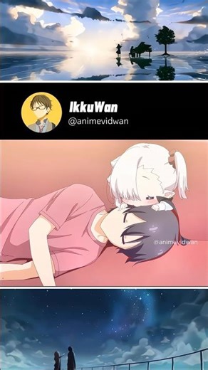 They're so cute together🥹 [ Li'l Miss Vampire Can't Suck Right ] #anime #shorts