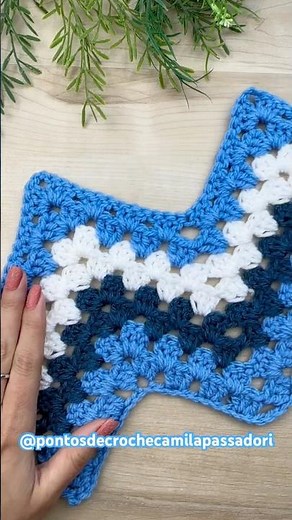 Ponto Chevron em crochê granny/ Tutorial Chevron / Easy granny ripple stitch / Crochet pattern
