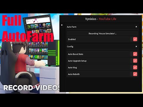 Youtube Life Full AutoFarm Script | Roblox [Working]