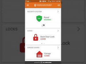 Overview on Alarm.com App