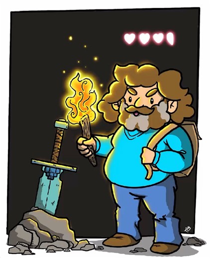 STEVE Drawing from MINECRAFT