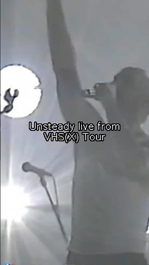 Unsteady, live from VHS(X), shot on VHS. 📼 Full live performance out now!