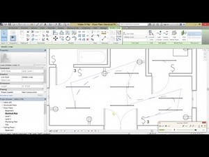 Beginner Tutorial 10 - Autodesk Revit 2016 - Making an Electrical Plan Part 2