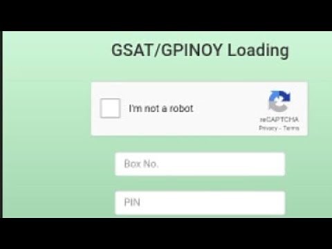 GSat/GPinoy Loading via Web Loading Portal