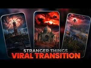 Make VIRAL Strenger Things Transition Tutorial