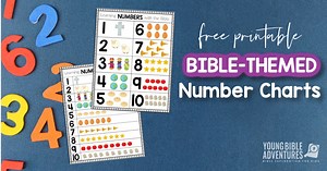 Printable Bible-Themed Number Charts