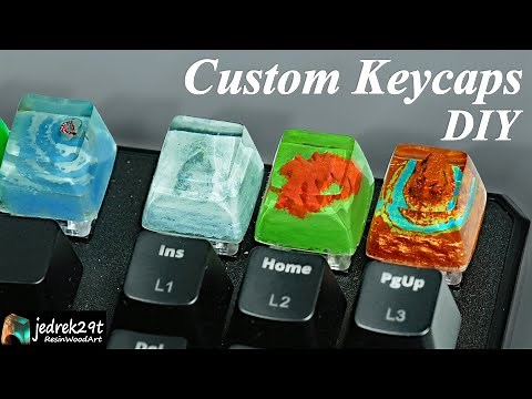 Making Custom Resin Keycaps Is Easy And Fun! You Can Add Your Own Unique Style To Your Keyboard
