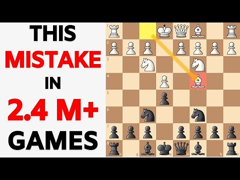 Most Common Chess Opening MISTAKE | Key Tactical Pattern