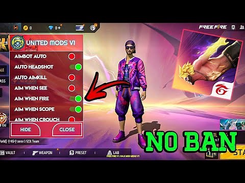 Free Fire Mod Apk 1.104.3 Mediafıre link 2024 | Mod Menu Free Fire United Mods | ff mod menu