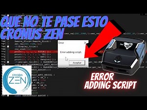 Error al Agregar Scripts en Zen Studio 32Bit