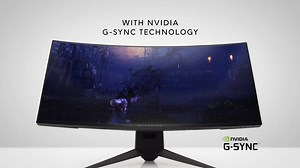 Dell Alienware AW3418DW 34" Curved UltraWide WQHD G-SYNC IPS Gaming Monitor