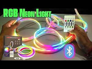 Smart RGB Neon Led Strip Light Full Review || Bluetooth Control Neon Light on Amazon