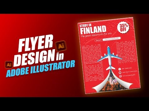 Travel Flyer Design in Adobe Illustrator | Complete Step-by-Step Tutorial