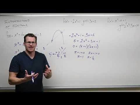Finding Intersections of Functions (Precaluclus - College Algebra 22)