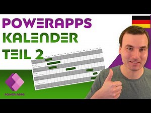 [Lern PowerApps] EP20: Ein Gantt-Diagramm mit Kalenderwochen