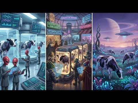 Alien Cow Farms: Breeding, Trade, and Galactic Release