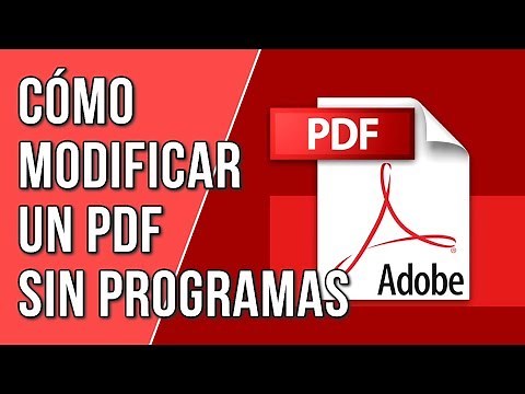 How to Modify a PDF Without Programs