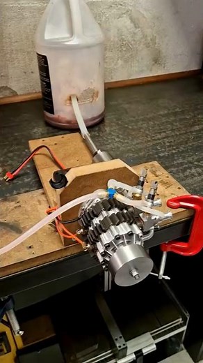 10cc Two Rotor Engine Fuel Consumption #rc #rotary #wankel #diy #miniature