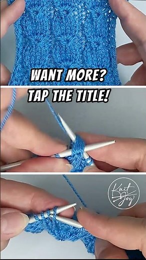 Knit this cable-like pattern with Just 7 Stitches #cablestitch #257