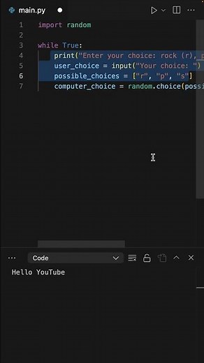 Python Programming: Building a Rock Paper Scissors Game