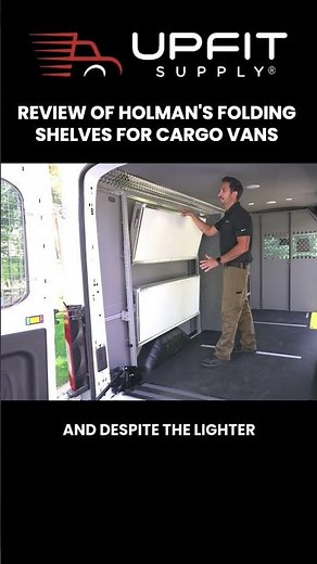 Holman Folding Shelves: The Ultimate Van Upgrade!