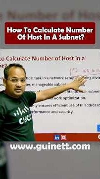 How to Calculate Number of Hosts in a Subnet | CCNA Subnetting Concept