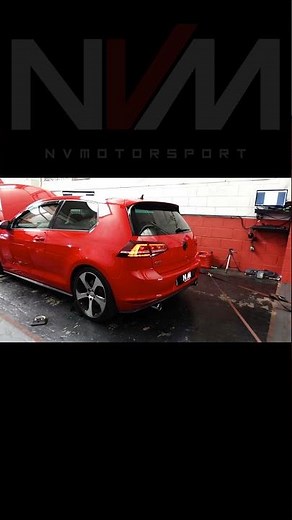 GOLF MK7 GTi Tuning with overrun