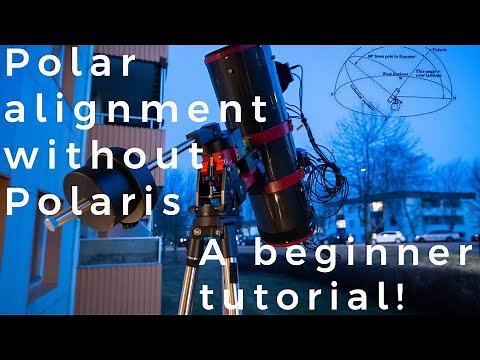 How to Polar Align without Polaris. PHD2 Drift alignment, easy tutorial. Basic Astrophotography