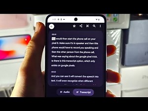 How To Use Speech to Text on Google Pixel 8 Pro (Audio Transcription)