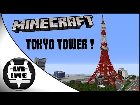 Tokyo Tower build in Minecraft !