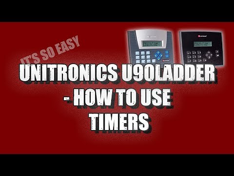 How to use timers - U90Ladder (Unitronics Jazz)