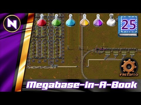 LOW DENSITY STRUCTURES to Complete Utility Science | #25 | Factorio Megabase-In-A-Book Lets Play