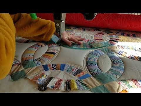 How to quilt using Curved Rulers with a Long Arm